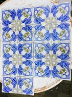 34 bijzondere antieke wandtegels met vissen 15x15cm, Ophalen