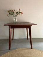 Mid century vintage teakhouten eettafel, Huis en Inrichting, Ophalen, Gebruikt, 100 tot 150 cm, Vintage Retro Mid Century jaren 60 Deens