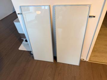 IKEA Billy Morliden (aluminium / glazen) deurtjes - afbeelding 1