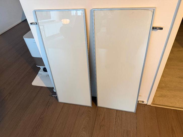 IKEA Billy Morliden (aluminium / glazen) deurtjes, Huis en Inrichting, Kasten | Boekenkasten, Gebruikt, 50 tot 100 cm, 200 cm of meer