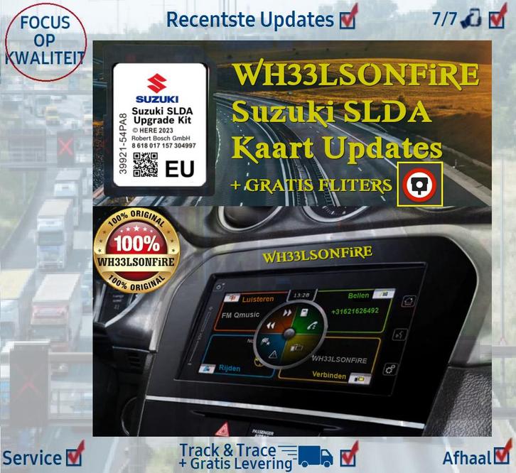 Suzuki SLDA Navigatie SD-kaart Europa Bosch, Computers en Software, Navigatiesoftware, Zo goed als nieuw, Landkaarten, Heel Europa