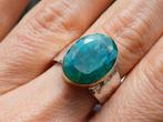 Vanoli 925 zilveren ring met ruwe smaragd maat 19, Daiva1973@hotmail.com, 18 tot 19, Vanoli, Amsterdam