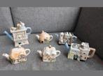 Vintage Deco Theepotjes - Set van 6, Antiek en Kunst, Antiek | Keramiek en Aardewerk, Ophalen of Verzenden