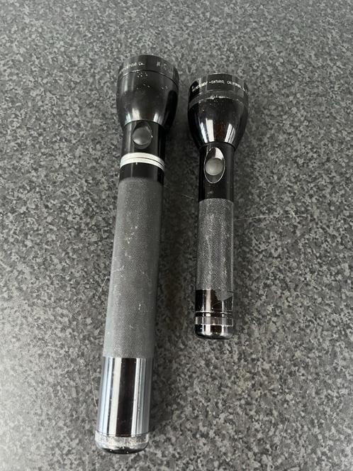 2x maglite . 3D cell en 2 c cell ., Caravans en Kamperen, Zaklampen, Gebruikt, Batterij, Ophalen of Verzenden