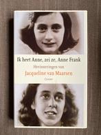 J. van Maarsen - Ik heet Anne, zei ze, Anne Frank, Overige, Ophalen of Verzenden, Zo goed als nieuw, J. van Maarsen