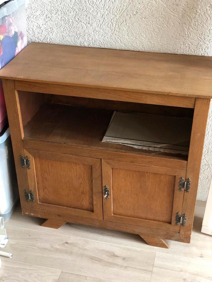 Vintage Kastje - 81x37x77 cm, Huis en Inrichting, Kasten | Dressoirs, Gebruikt, 50 tot 100 cm, 25 tot 50 cm, Met deur(en), Overige houtsoorten