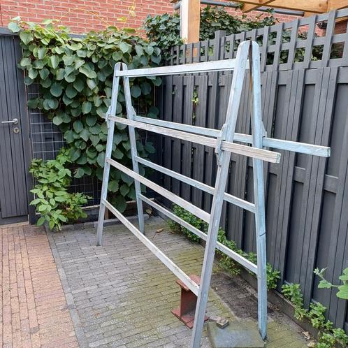 Oud Houten Wasrek - Groot Vintage Model, Huis en Inrichting, Woonaccessoires | Overige, Gebruikt, Ophalen