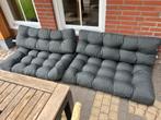 Florabest palletkussens 2x antraciet, Tuin en Terras, Tuinmeubel-accessoires, Ophalen, Gebruikt
