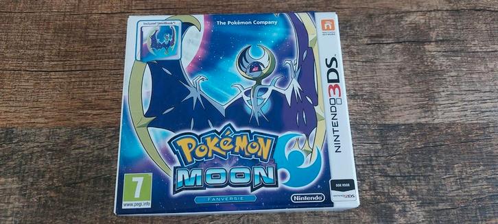 Pokemon Moon Fan Edition - Nintendo 3DS compleet, Spelcomputers en Games, Games | Nintendo DS, Zo goed als nieuw, 1 speler, Ophalen of Verzenden