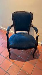 Biedermeier Stoel - Opknapper, Huis en Inrichting, Stoelen, Gebruikt, Blauw, Ophalen of Verzenden, Eén