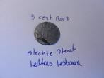 5 cent 1825  b  slechte staat letters les baar zie foto,s, Ophalen of Verzenden, Koning Willem I, 5 cent, Zilver