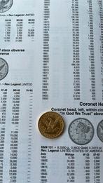 5 Dollar - 1897 - Coronet Head - U.S.A. - goud / gold, Postzegels en Munten, Munten | Amerika, Goud, Losse munt, Verzenden, Noord-Amerika