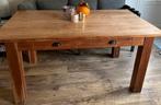 Teakhouten eetkamertafel, Huis en Inrichting, Tafels | Eettafels, Ophalen, Teakhout, 50 tot 100 cm, Zo goed als nieuw