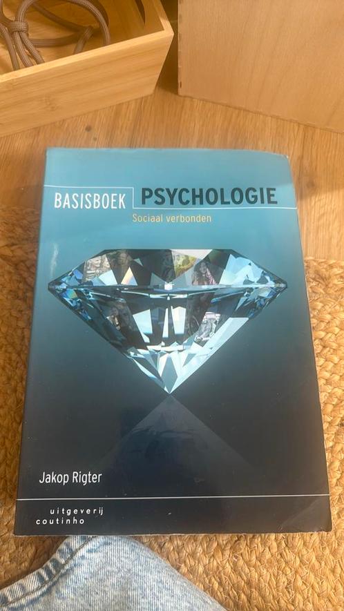 Jakop Rigter - Basisboek psychologie, Boeken, Psychologie, Zo goed als nieuw, Sociale psychologie, Ophalen of Verzenden