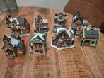 Set kersthuisjes van steen, Diversen, Kerst, Ophalen of Verzenden, Zo goed als nieuw