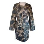Expresso Bronze Metallic Mantelpak Maat 38 NIEUW, Kleding | Dames, Maat 38/40 (M), Kostuum of Pak, Overige kleuren, Nieuw