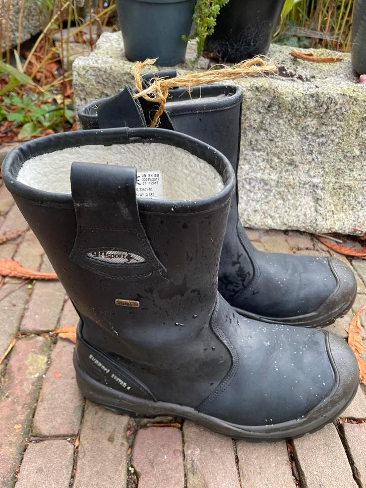 Zwarte GM Sport Werklaarzen - Maat 43, Kleding | Heren, Schoenen, Gedragen, Werkschoenen, Zwart, Ophalen of Verzenden