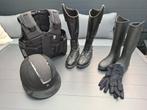 Hele set paardrij spullen, Dieren en Toebehoren, Paardrijkleding, Ophalen, Zo goed als nieuw, Dressuur, Schoeisel