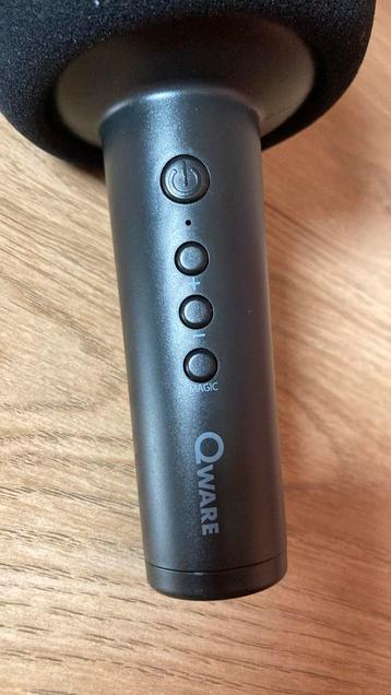 Qware karaoke microfoon zwart beschikbaar voor biedingen