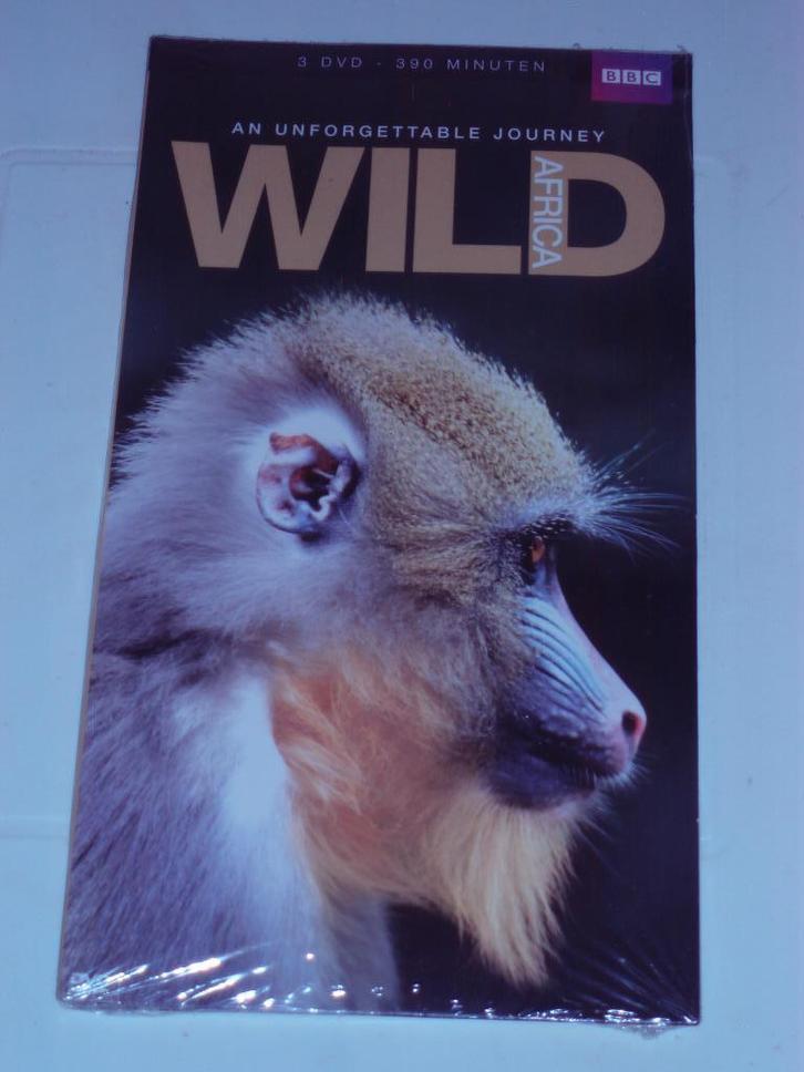 WILD AFRICA An unforgettable journey - 3DVD's - BBC - NIEUW, Cd's en Dvd's, Dvd's | Documentaire en Educatief, Nieuw in verpakking
