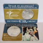 10 Euro 2005 - Regeringsjubileum Beatrix - De Jubileummunt, Ophalen of Verzenden, Koningin Beatrix, Euro's