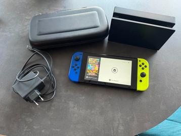 Hele nette nintendo switch blauw geel beschikbaar voor biedingen