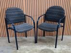 35 x Vintage design stoelen vergaderstoelen retro kantoor, Ophalen of Verzenden, Zo goed als nieuw, Blauw, Vijf, Zes of meer stoelen