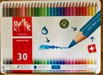 Caran d’Ache Fancolor aquarel potloden - blik van 30, Ophalen of Verzenden, Gebruikt, Potlood of Stift