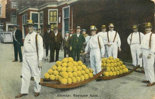 (386-243-001) Alkmaar Gewogen Kaas, Verzamelen, Ansichtkaarten | Nederland, Noord-Holland, Verzenden
