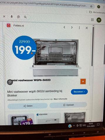Mini vaatwasser  beschikbaar voor biedingen