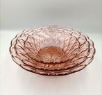 Vintage Roze Persglazen Schalen Set, Ophalen of Verzenden