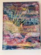 Modern Abstract, gemengde techniek, 35x45cm, Ophalen of Verzenden