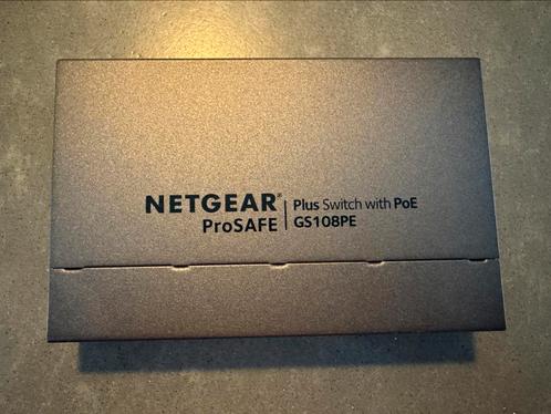 Netgear switch GS108PE 8 poorts, Computers en Software, Netwerk switches, Zo goed als nieuw, Ophalen of Verzenden