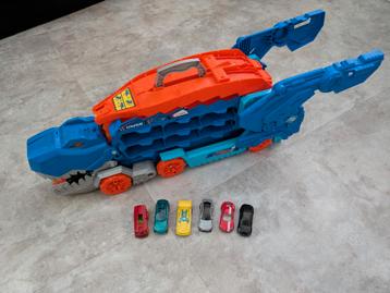 Hot Wheels - City Ultieme Dino Hauler Vrachtwagen + Auto's beschikbaar voor biedingen