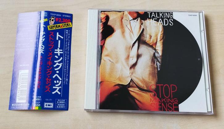 Talking Heads - Stop Making Sense CD 1984/1990 Japan OBI, Cd's en Dvd's, Cd's | Rock, Zo goed als nieuw, Progressive, Ophalen of Verzenden