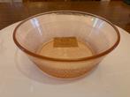 Art deco persglas schaal, Ophalen, Gebruikt, Schaal, Rond