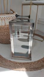 Zilveren kandelaar windlicht 36cm bij 19 cm, Ophalen, 25 tot 50 cm