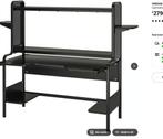 ikea zwart gamebureau voor game of puber kamer, Huis en Inrichting, Bureaus, Ophalen, In hoogte verstelbaar, Gebruikt, Bureau