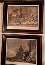 Twee gravures Frankrijk ca 1800, Antiek en Kunst, Ophalen