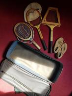 3 vintage tennis rackets, Ophalen