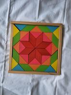 Kleurrijke Houten puzzel., Ophalen of Verzenden, Zo goed als nieuw, Overige typen