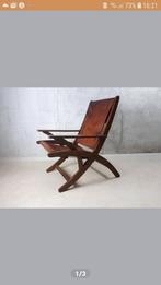 Hans Wegner fauteuil, Huis en Inrichting, 75 tot 100 cm, Gebruikt, Hout, 75 tot 100 cm