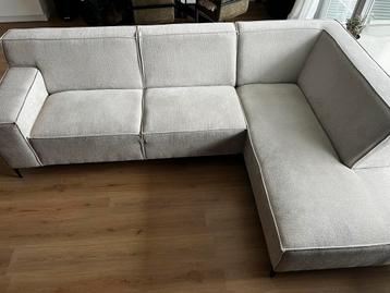 Hoekbank - Zachte Stof - Zo Goed Als Nieuw beschikbaar voor biedingen