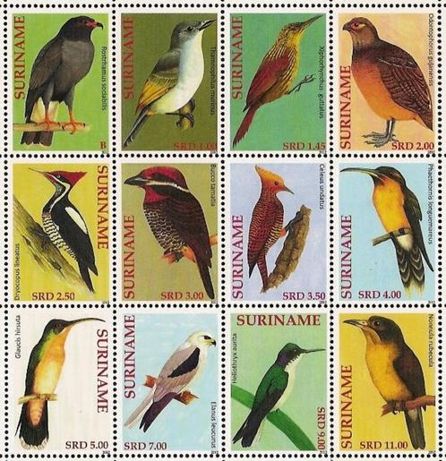 Suriname 1888/99 postfris Vogels 2012, Postzegels en Munten, Postzegels | Suriname, Postfris, Ophalen of Verzenden