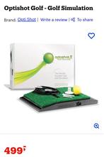 Optishot 2 Golf Simulator - Perfect voor thuis!, Ophalen, Zo goed als nieuw, Overige typen, Overige merken
