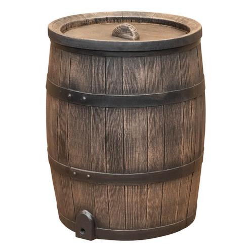 OPHAAL ACTIE!!! Regenton houtlook/wijnvat 120 liter Bruin, Tuin en Terras, Regentonnen, Nieuw, Kunststof, 75 tot 150 liter, Met kraantje