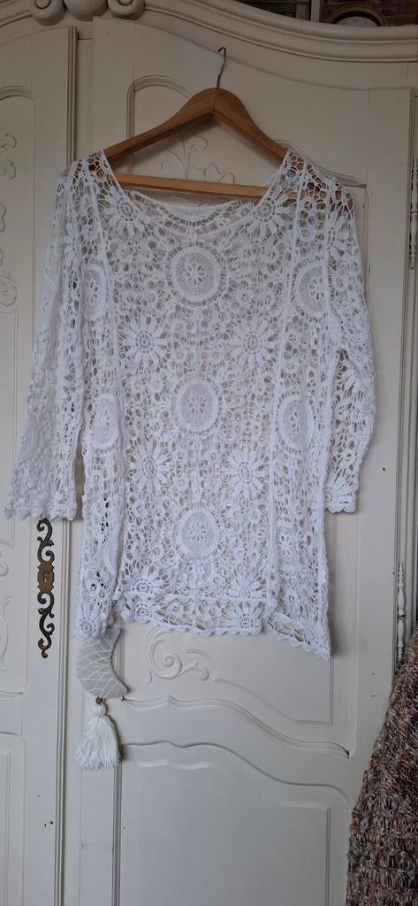 Mooi opengewerkt truitje Boho / summer, Ophalen of Verzenden, Zo goed als nieuw