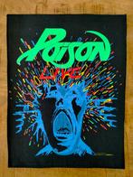 Poison Live vintage metal hardrock backpatch back patch, Verzamelen, Ophalen of Verzenden, Zo goed als nieuw, Kleding