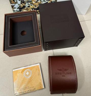Breitling doos box case + certificaat + boekje + tas horloge beschikbaar voor biedingen