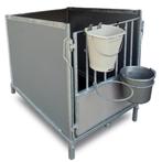 Kalverhok kalvereenling box kalf box verrijdbaar schuifdak, Dieren en Toebehoren, Overige Dieren-accessoires, Ophalen of Verzenden
